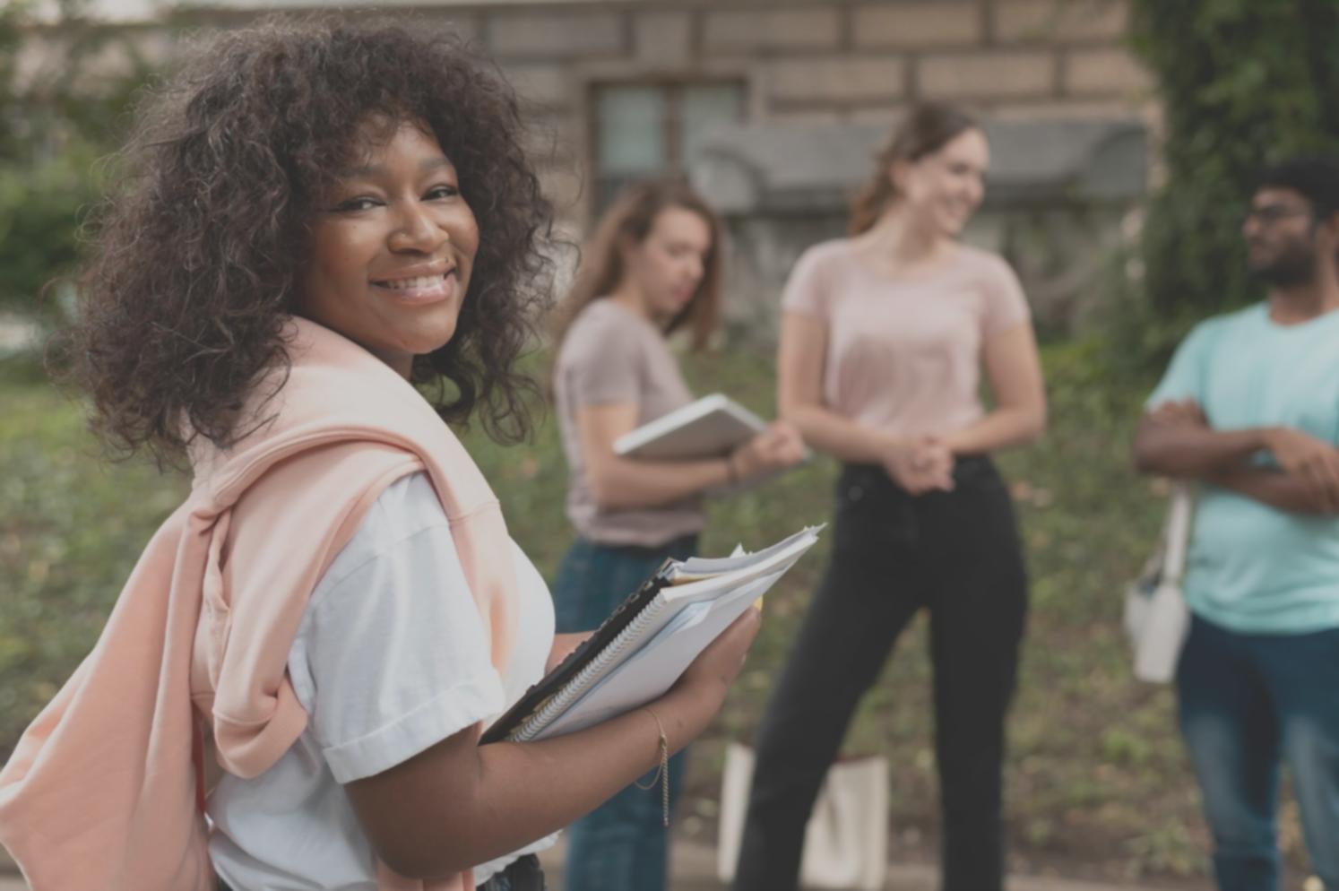 Financial team collaborating on budget analysis with clear visual reports